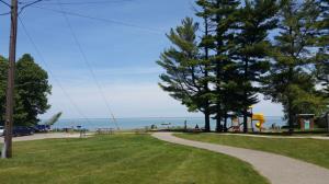 Walking paths through Burtchville Township Park